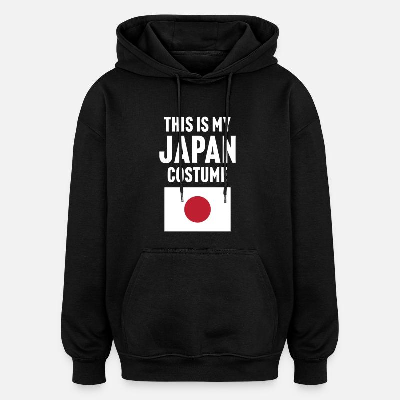 C’est mon costume japonais - Sweat à capuche oversize unisexe - noir