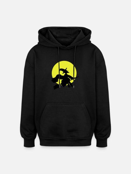 Hexe - Oversized Unisex Hoodie - Schwarz