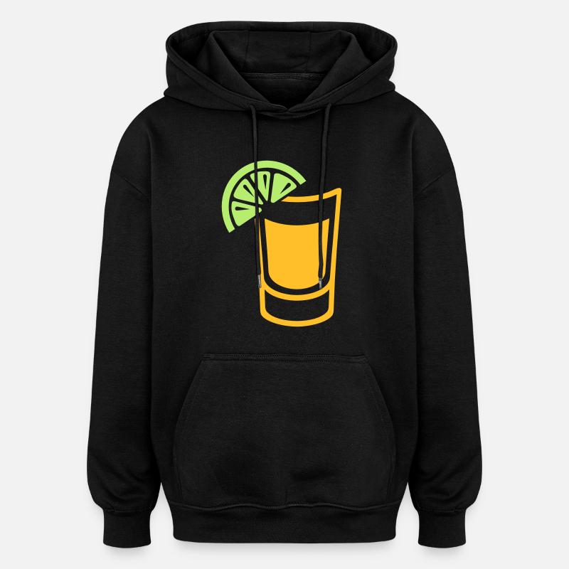 Tequila - Oversized Unisex Hoodie - black