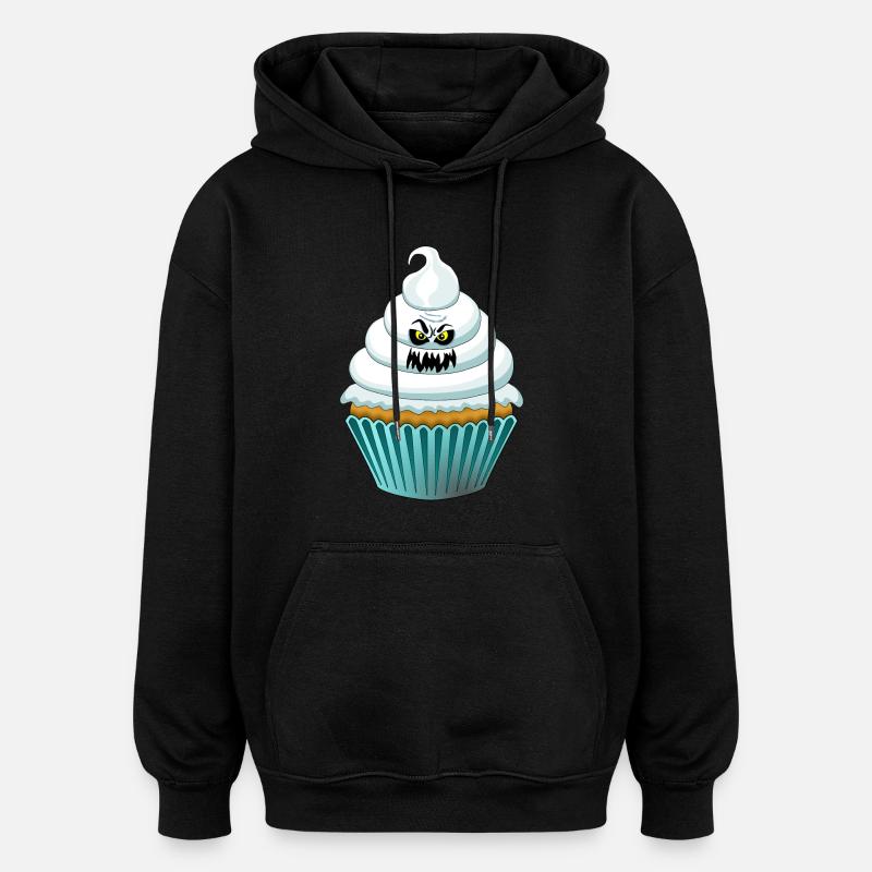 Ghost Ghost Muffin Halloween - Sweat à capuche oversize unisexe - noir