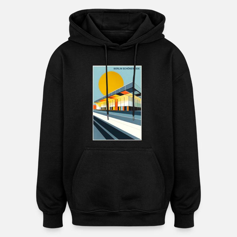 Berlin Schöneweide - Oversized Unisex Hoodie - Schwarz