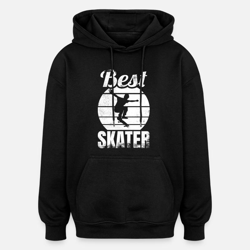 Bester Skater - Oversized Unisex Hoodie - Schwarz