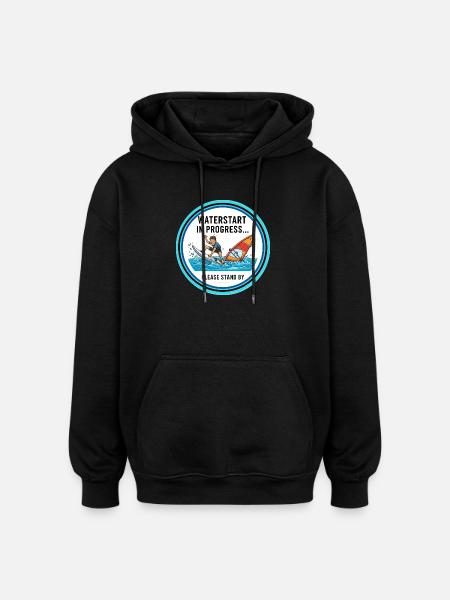 1_5 - Oversized Unisex Hoodie - black
