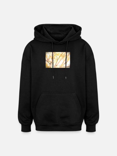 6 - Sweat à capuche oversize unisexe - noir