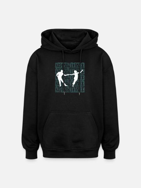 Swing Swing Music - Oversized Unisex Hoodie - black