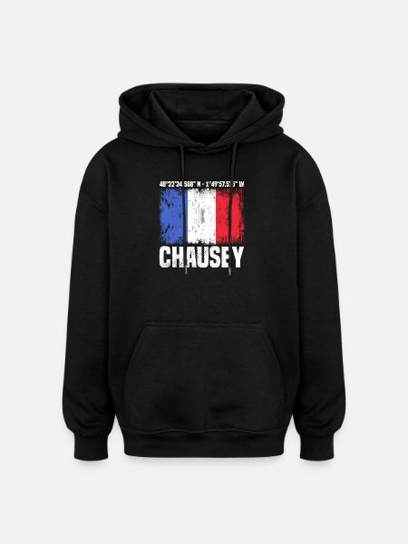 Chausey Coordinates - Oversized Unisex Hoodie - black