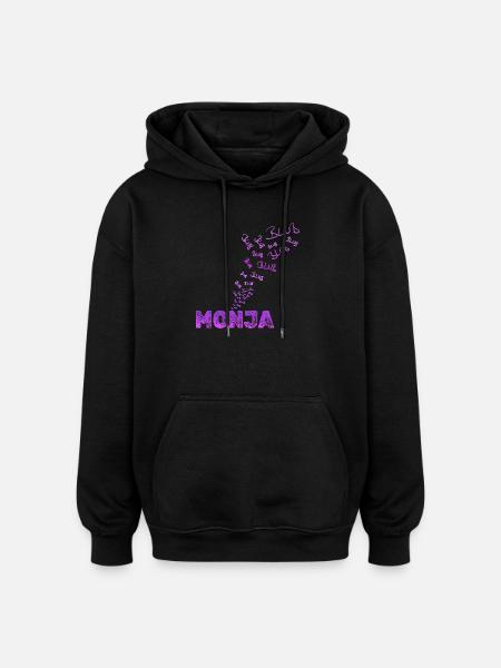 Spass - Oversized Unisex Hoodie - Schwarz
