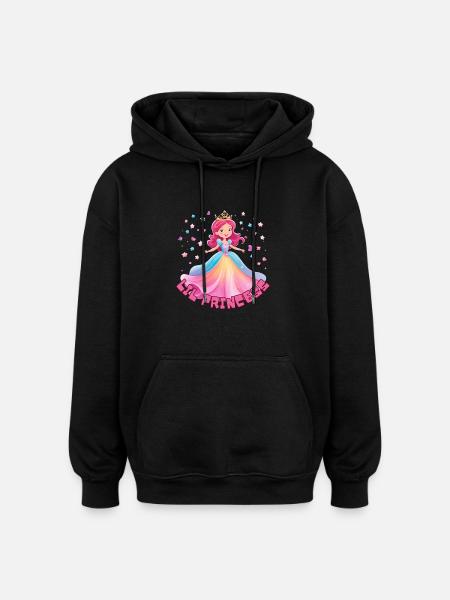Lil Princess - Oversized Unisex Hoodie - Schwarz