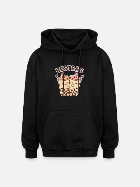 Besties - Oversized Unisex Hoodie - Schwarz