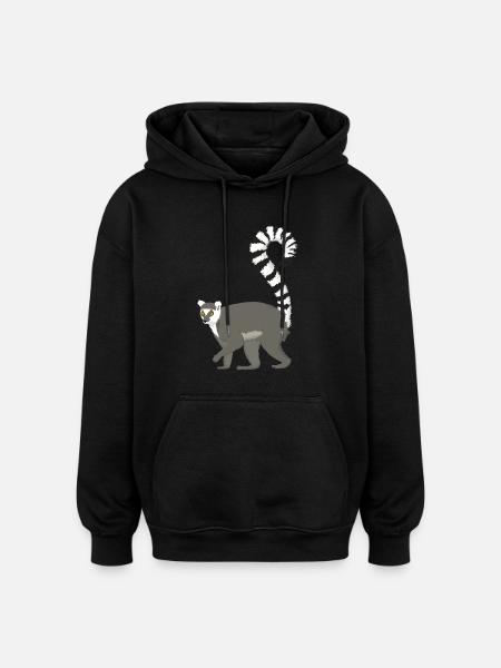 Katta - Oversized Unisex Hoodie - Schwarz