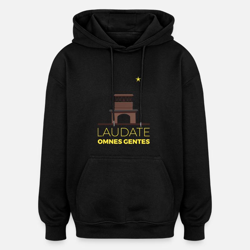 Taizé Laudate - Oversized Unisex Hoodie - Schwarz