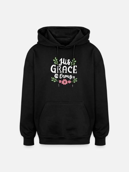 Christlich Glaube Religiös - Oversized Unisex Hoodie - Schwarz