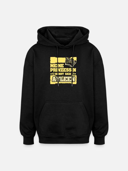 Geschenk für Ayleen - Oversized Unisex Hoodie - Schwarz
