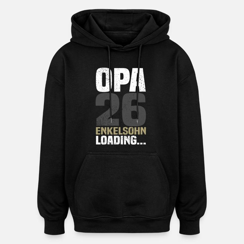 Opa 2026 - Oversized Unisex Hoodie - Schwarz