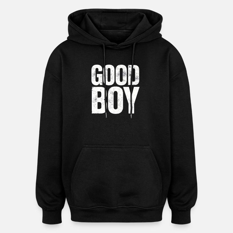 C’est bien - Sweat à capuche oversize unisexe - noir