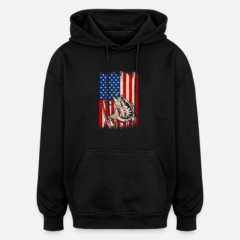 Barschfisch - Oversized Unisex Hoodie - Schwarz