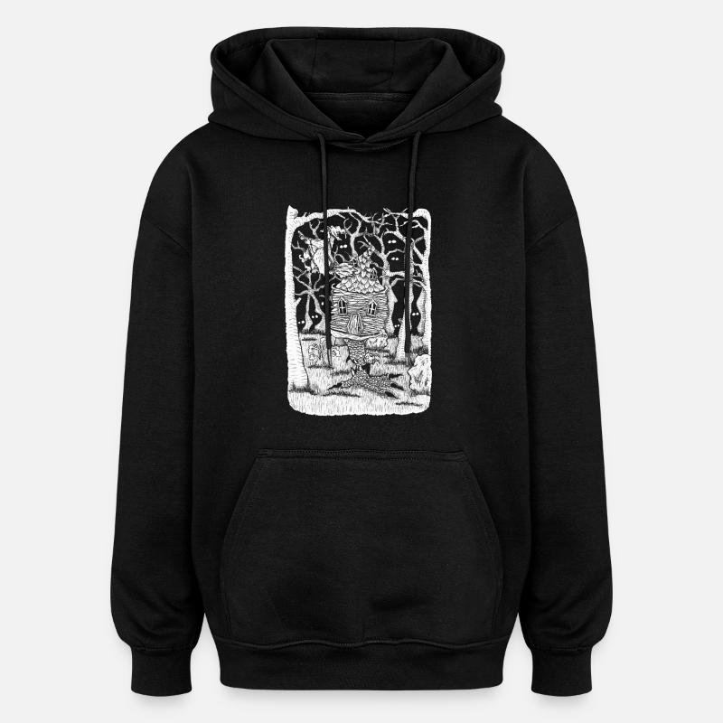 Witch - Oversized Unisex Hoodie - black