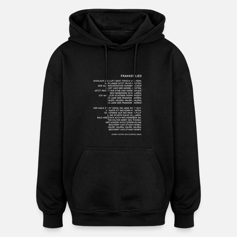 Franken Frankenlied - Oversized Unisex Hoodie - black