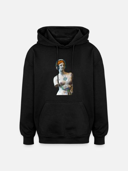 Venus von Milo - Oversized Unisex Hoodie - Schwarz
