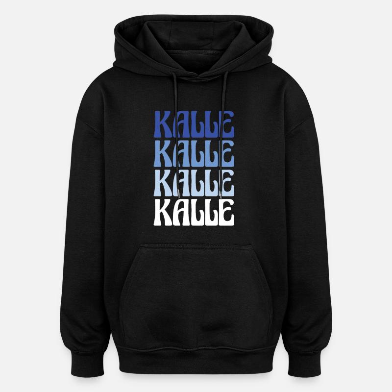 Kalle Karlsruhe Dialect Gift - Oversized Unisex Hoodie - black
