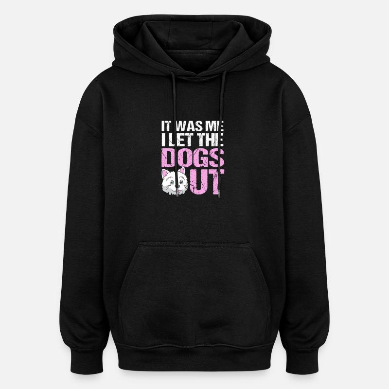 Pet Sitter Pets Babysitter - Oversized Unisex Hoodie - black