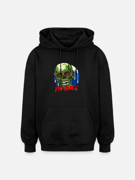 I'm Back! - Oversized Unisex Hoodie - Schwarz