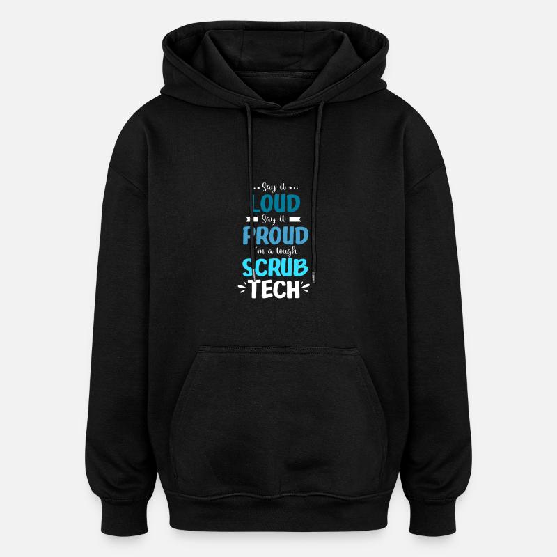 CTA Chirurgie Chirurgicale - Sweat à capuche oversize unisexe - noir