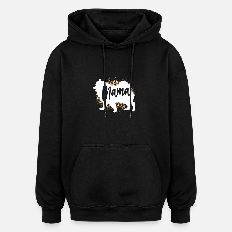 Samoyed - Oversized Unisex Hoodie - black