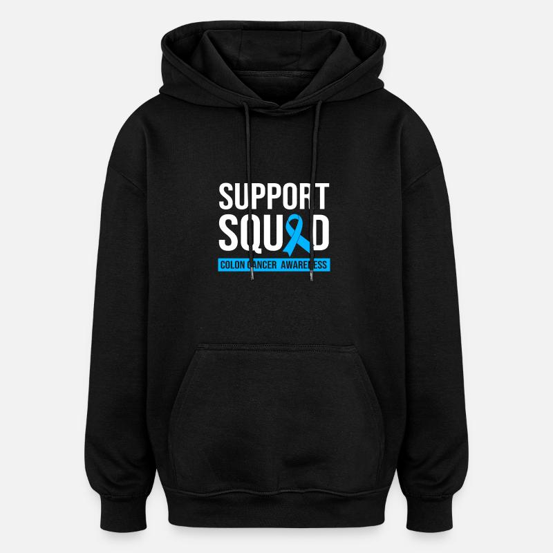 Côlon, Cancer, Gros Intestin - Sweat à capuche oversize unisexe - noir