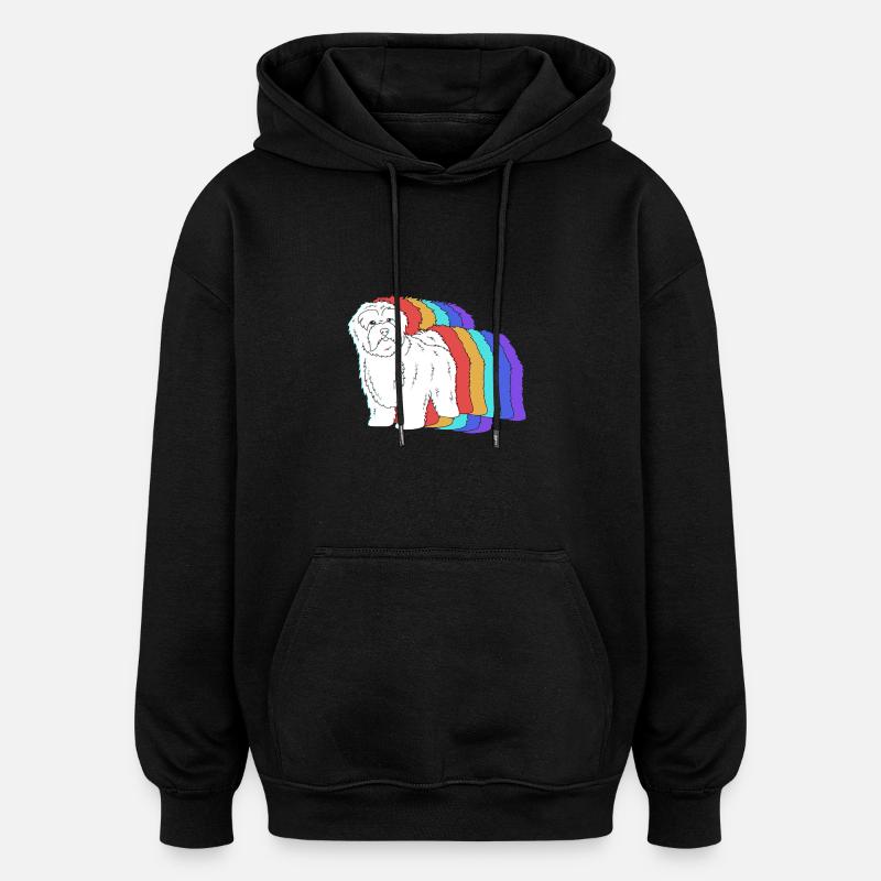 Havaneser - Oversized Unisex Hoodie - Schwarz