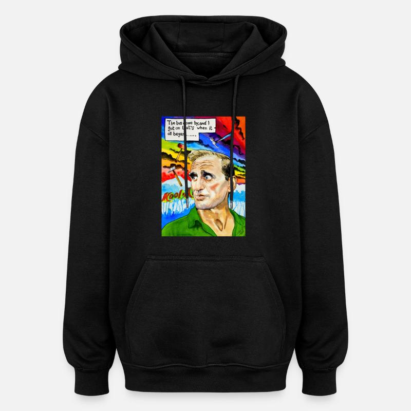 Cowboy Neal Cassady - Sweat à capuche oversize unisexe - noir