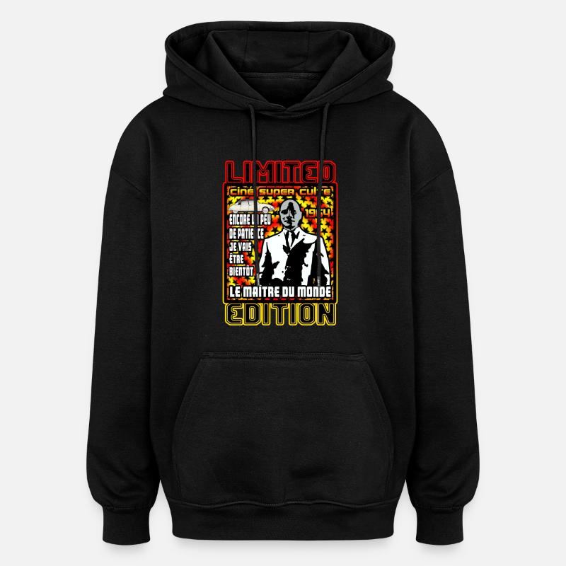le maitre du monde - Sweat à capuche oversize unisexe - noir