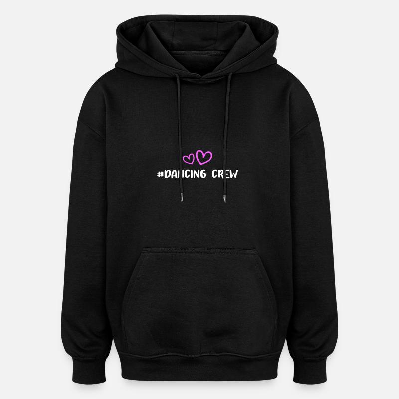 Cœur d’équipage dansant - Sweat à capuche oversize unisexe - noir