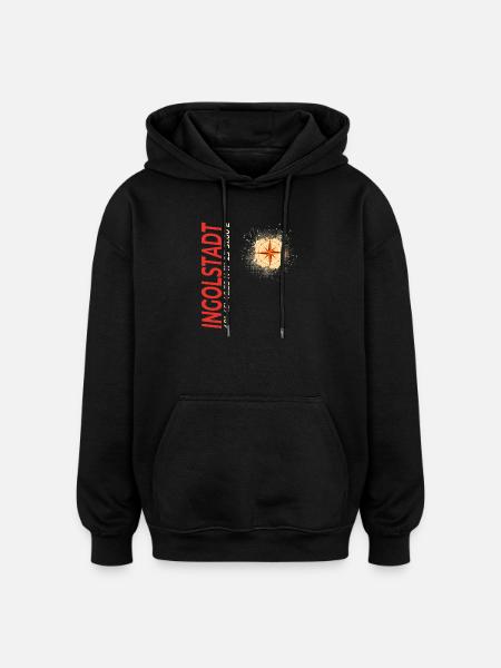 Ingolstadt - Oversized Unisex Hoodie - Schwarz