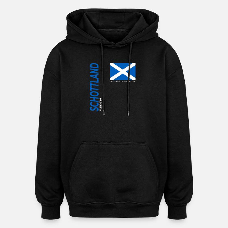 Perth - Oversized Unisex Hoodie - black