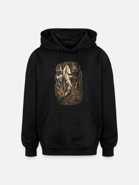 Baumpfleger Baumpflege - Oversized Unisex Hoodie - Schwarz