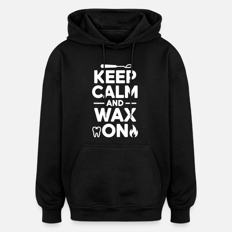Dental Lab Technician Framework  - Oversized Unisex Hoodie - black