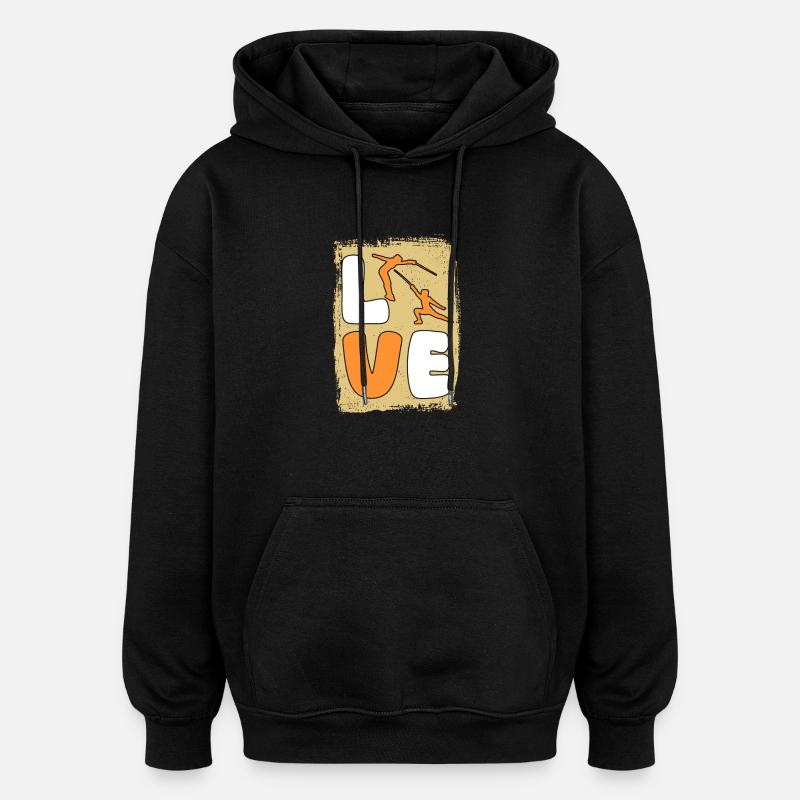 Clôture Clôture - Sweat à capuche oversize unisexe - noir