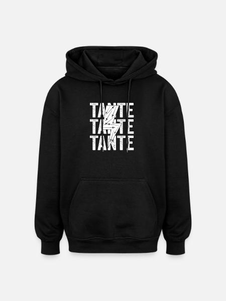 Fencer Aunt Fencing - Oversized Unisex Hoodie - black