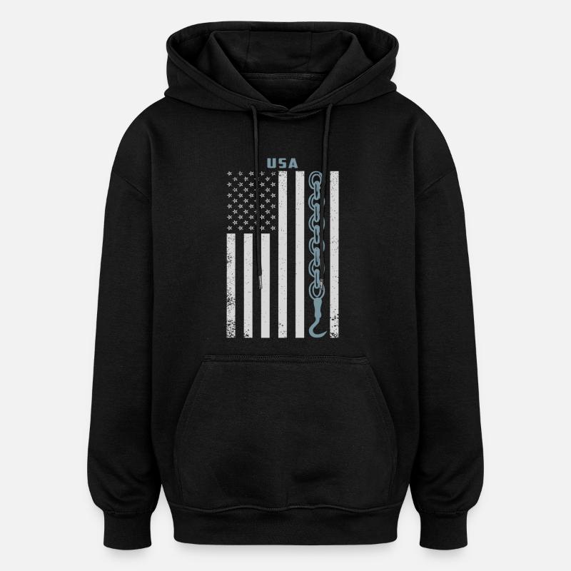 Abschleppdienst - Oversized Unisex Hoodie - Schwarz