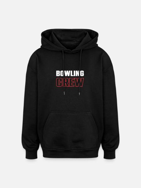 Bowling Crew - Oversized Unisex Hoodie - black