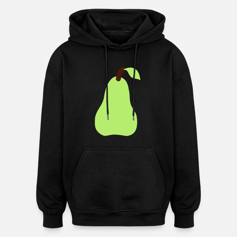 birne - Oversized Unisex Hoodie - Schwarz