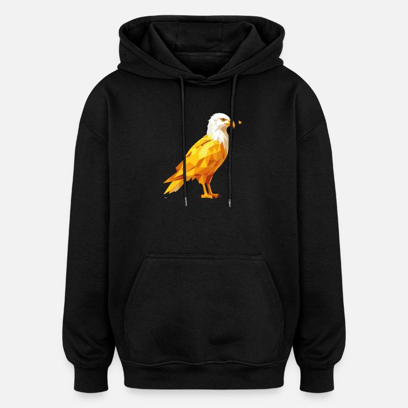 Aigle - Sweat à capuche oversize unisexe - noir