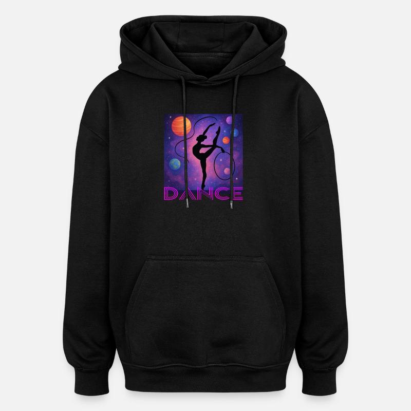 Dance - Oversized Unisex Hoodie - black