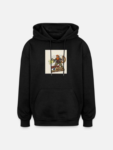 Weapon of Math Instruction - Oversized Unisex Hoodie - black