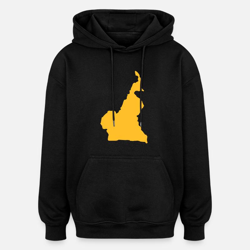Kamerun - Oversized Unisex Hoodie - Schwarz