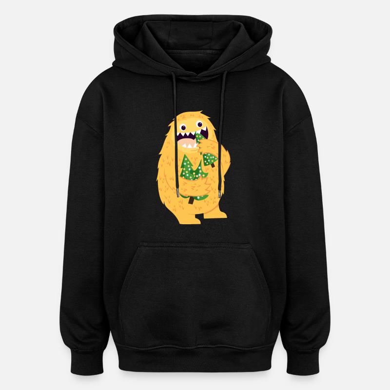 Vacances savoureux (mp) - Sweat à capuche oversize unisexe - noir