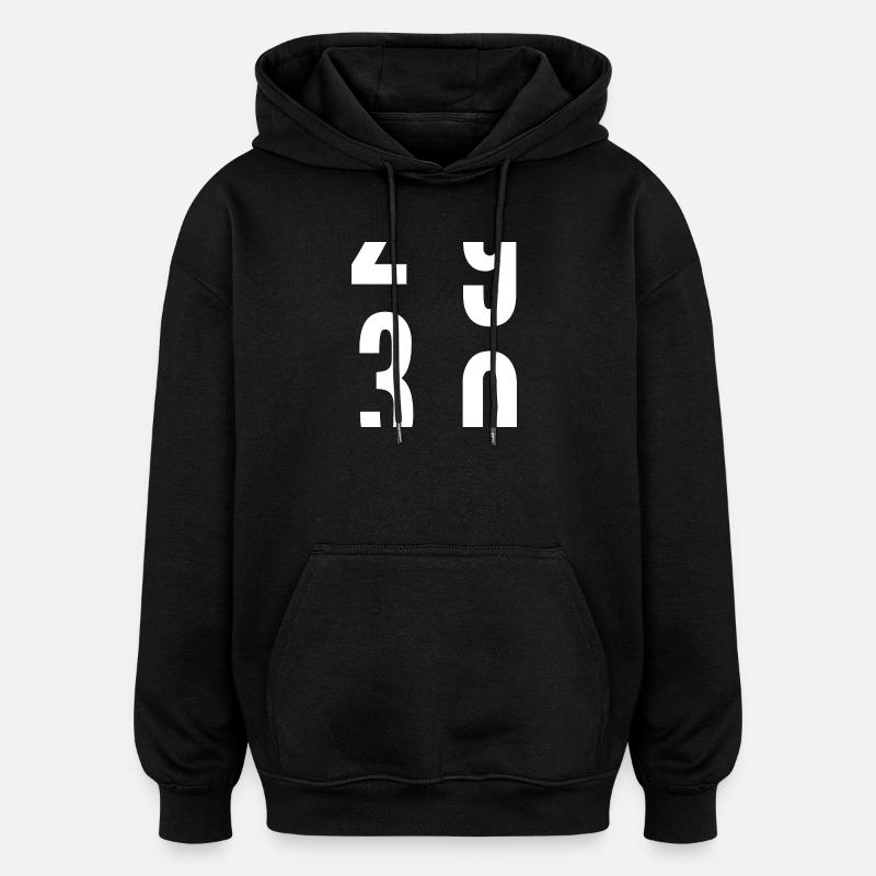 30 Jahre - Oversized Unisex Hoodie - Schwarz