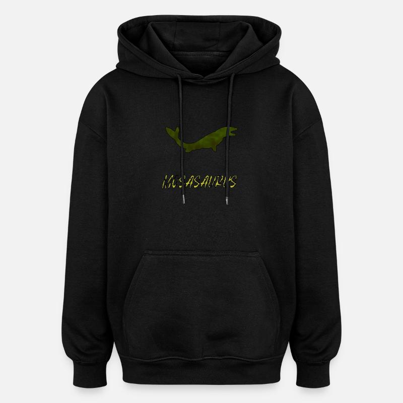 Mosasaurus - Oversized Unisex Hoodie - black
