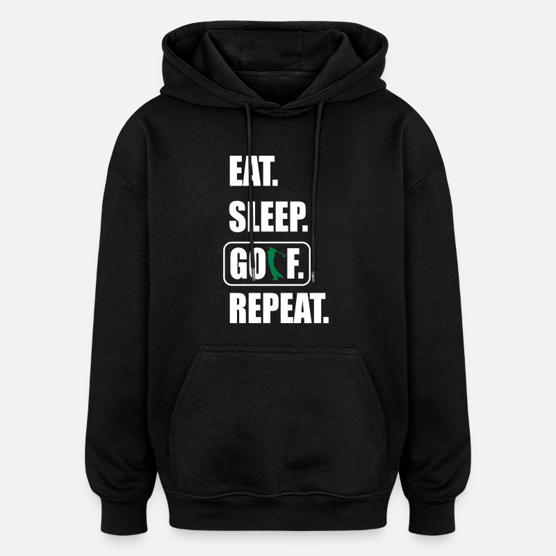 Golf - Sweat à capuche oversize unisexe - noir